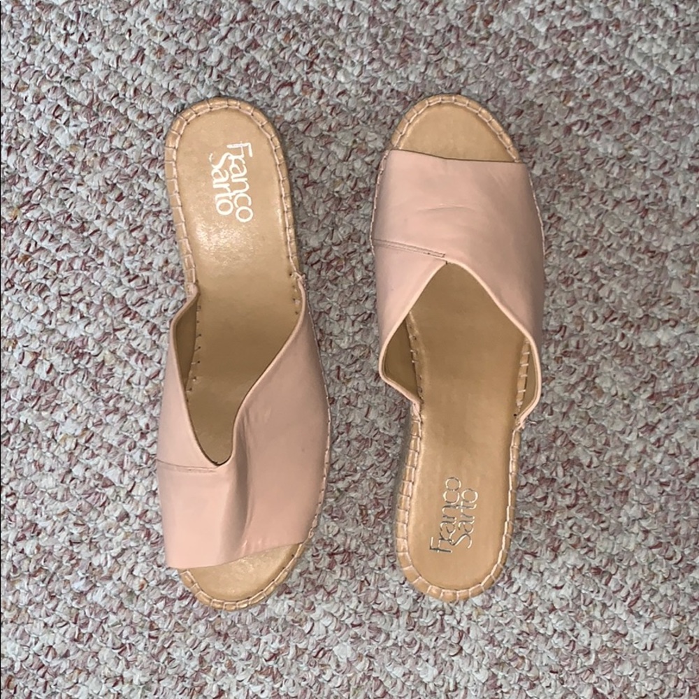 *NEW* Franco Sarto leather espadrilles
